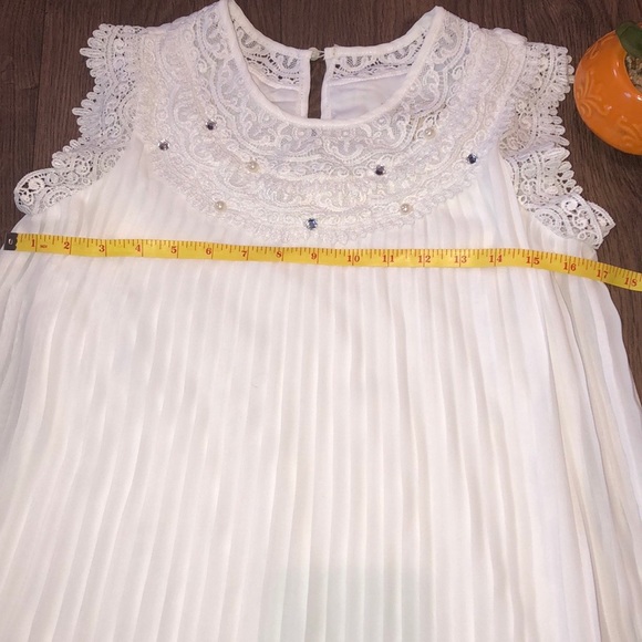 Speechless Women's Size 14 Top White Tunic Blouse Sleeveless NWOT - Picture 15 of 16